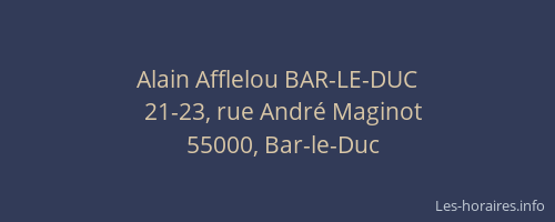 Alain Afflelou BAR-LE-DUC