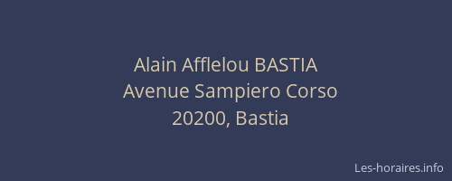 Alain Afflelou BASTIA