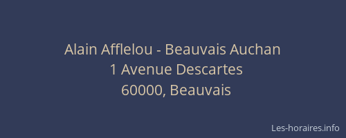 Alain Afflelou - Beauvais Auchan