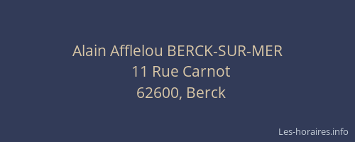 Alain Afflelou BERCK-SUR-MER