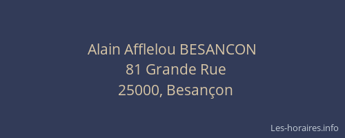 Alain Afflelou BESANCON