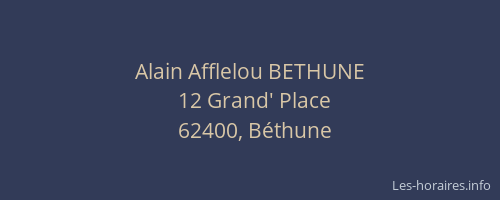 Alain Afflelou BETHUNE