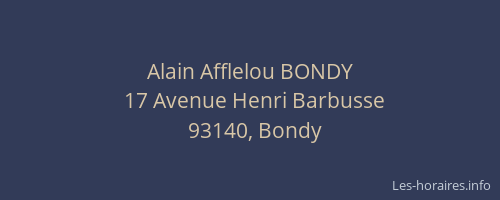 Alain Afflelou BONDY