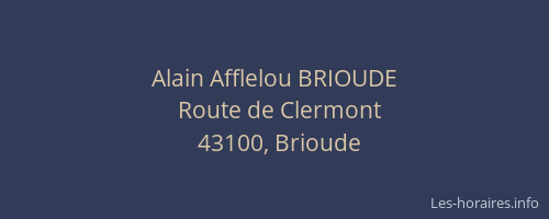Alain Afflelou BRIOUDE
