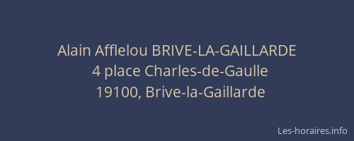 Alain Afflelou BRIVE-LA-GAILLARDE