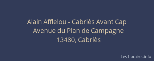 Alain Afflelou - Cabriès Avant Cap