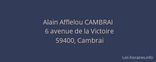 Alain Afflelou CAMBRAI