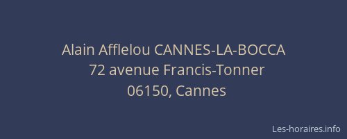 Alain Afflelou CANNES-LA-BOCCA