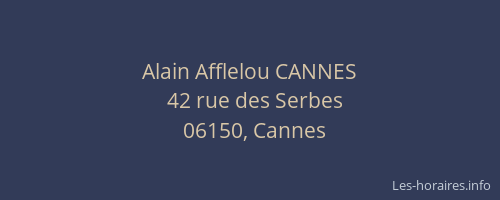 Alain Afflelou CANNES