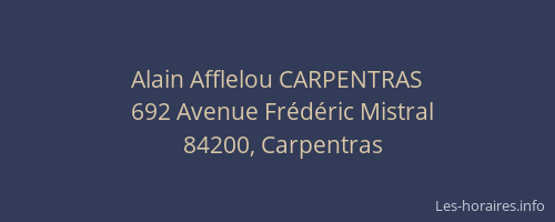 Alain Afflelou CARPENTRAS