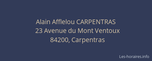 Alain Afflelou CARPENTRAS