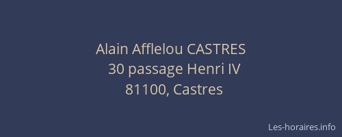 Alain Afflelou CASTRES
