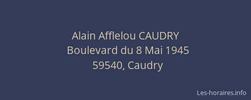 Alain Afflelou CAUDRY