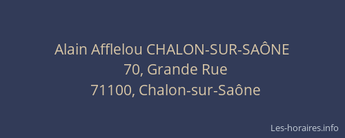 Alain Afflelou CHALON-SUR-SAÔNE