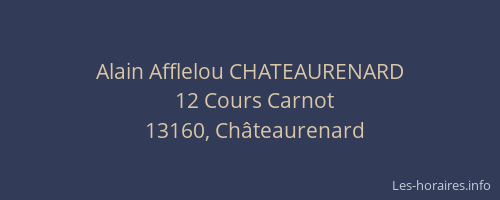 Alain Afflelou CHATEAURENARD