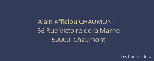 Alain Afflelou CHAUMONT