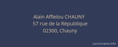 Alain Afflelou CHAUNY