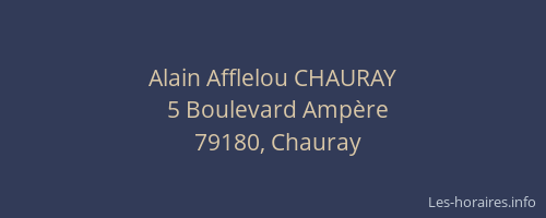 Alain Afflelou CHAURAY
