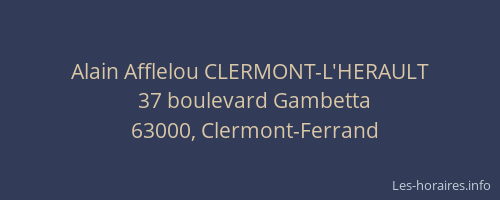Alain Afflelou CLERMONT-L'HERAULT