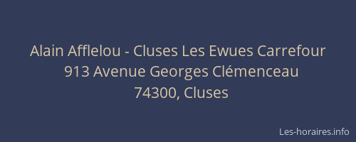Alain Afflelou - Cluses Les Ewues Carrefour