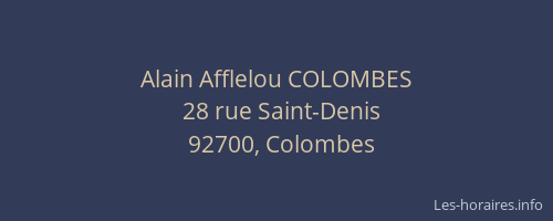 Alain Afflelou COLOMBES