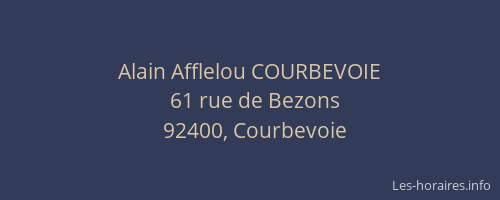 Alain Afflelou COURBEVOIE