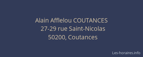 Alain Afflelou COUTANCES