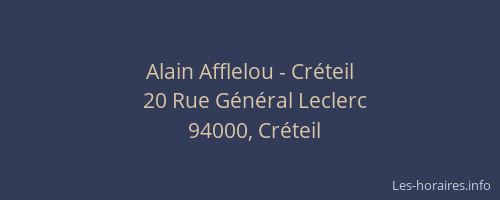 Alain Afflelou - Créteil