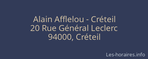 Alain Afflelou - Créteil