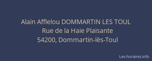 Alain Afflelou DOMMARTIN LES TOUL