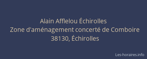 Alain Afflelou &Eacute;chirolles