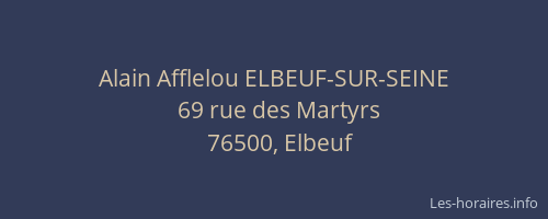 Alain Afflelou ELBEUF-SUR-SEINE