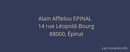Alain Afflelou EPINAL