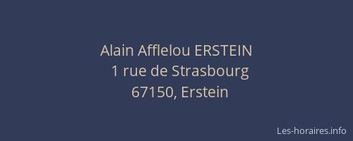 Alain Afflelou ERSTEIN