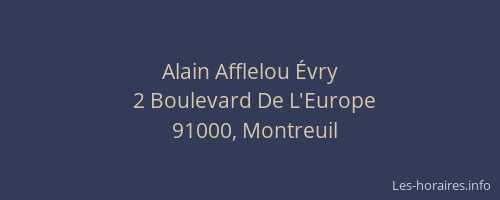Alain Afflelou Évry