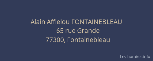 Alain Afflelou FONTAINEBLEAU