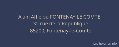Alain Afflelou FONTENAY LE COMTE