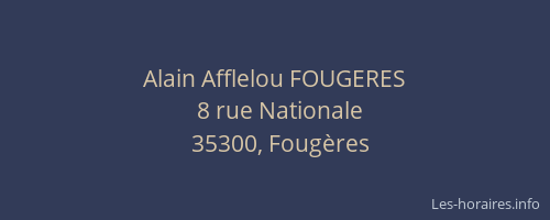Alain Afflelou FOUGERES