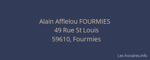 Alain Afflelou FOURMIES
