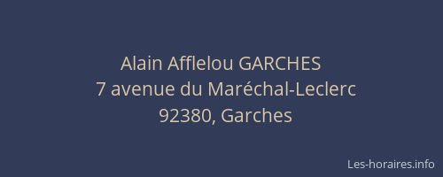 Alain Afflelou GARCHES