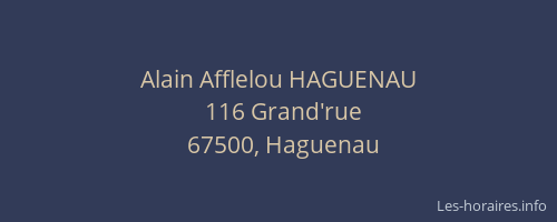 Alain Afflelou HAGUENAU
