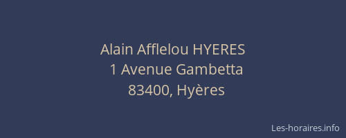 Alain Afflelou HYERES