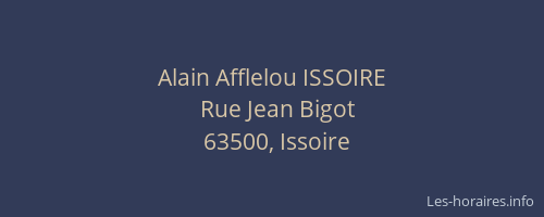 Alain Afflelou ISSOIRE
