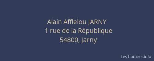 Alain Afflelou JARNY