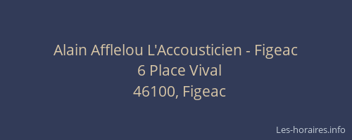 Alain Afflelou L'Accousticien - Figeac