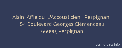 Alain  Afflelou  L'Accousticien - Perpignan