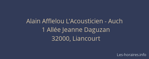 Alain Afflelou L'Acousticien - Auch