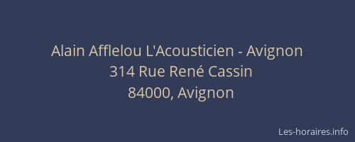 Alain Afflelou L'Acousticien - Avignon
