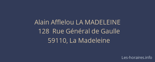Alain Afflelou LA MADELEINE