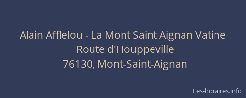 Alain Afflelou - La Mont Saint Aignan Vatine